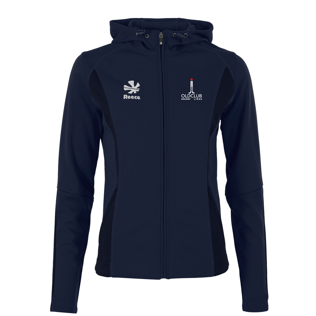 Reece - Shift Hooded Full Zip Top Ladies Navy