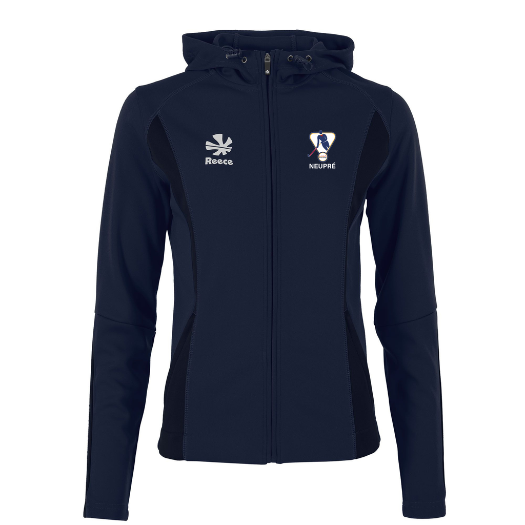 Reece - Shift Hooded Full Zip Top Ladies Navy
