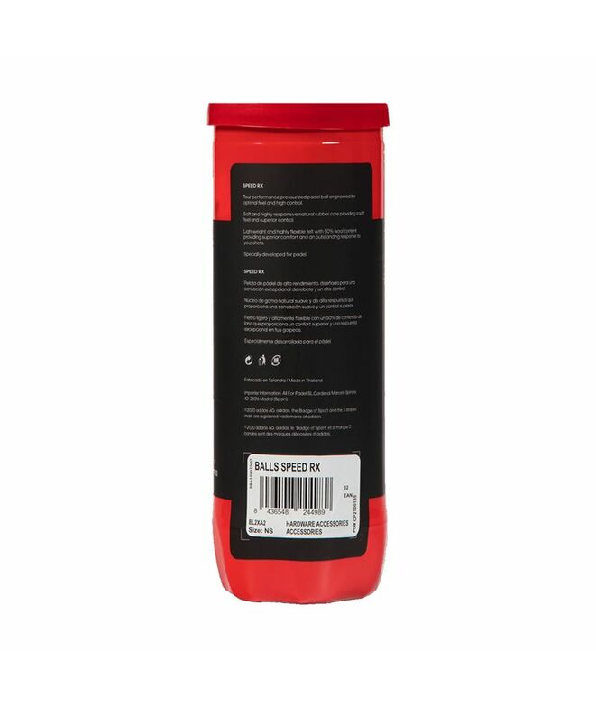 Adidas Speed Rx Padel Ball 3/Can Padel Balls