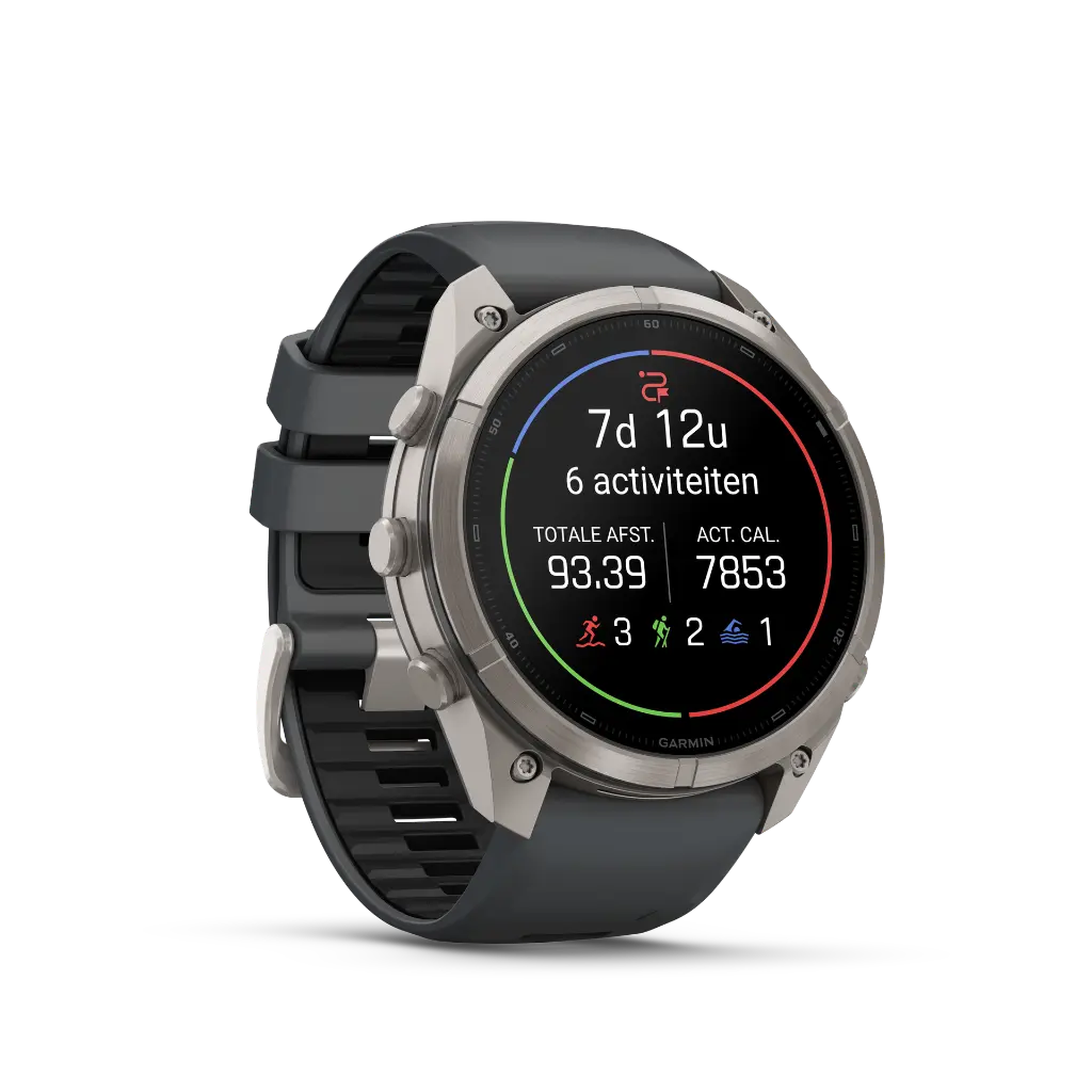 Fenix9Pro_51mm_LTE_Titanium_Leather_Front-Right_epic_summary_metric_nl-NL.webp