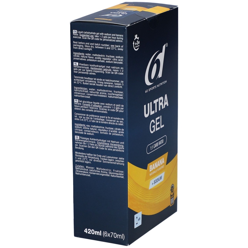 6d - Ultra Gel Banane 6x70ml
