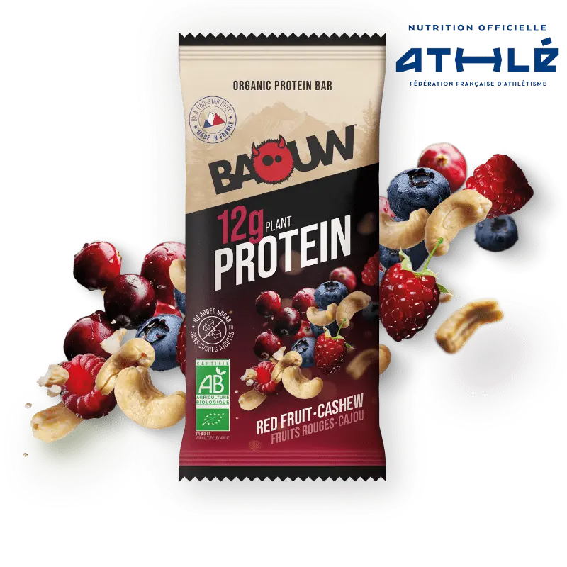 BAOUW - Protéine Fruits Rouges-Cajou 50g