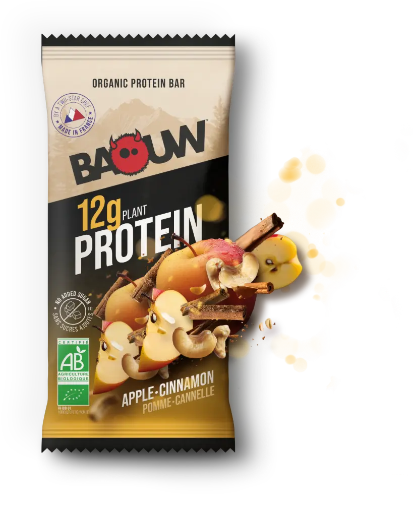 Baouw Protéine Pomme-Canelle 50g