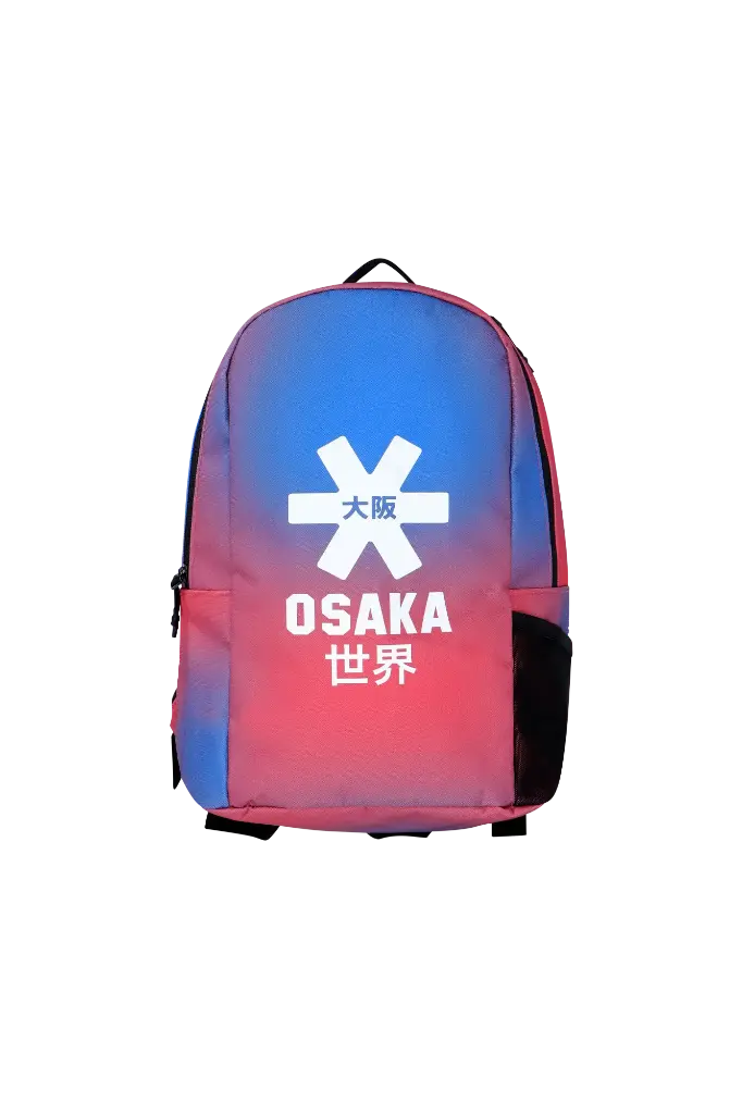 Osaka - Kids Sports BackPack Princess Blue-Cayenne Red - Gradiant