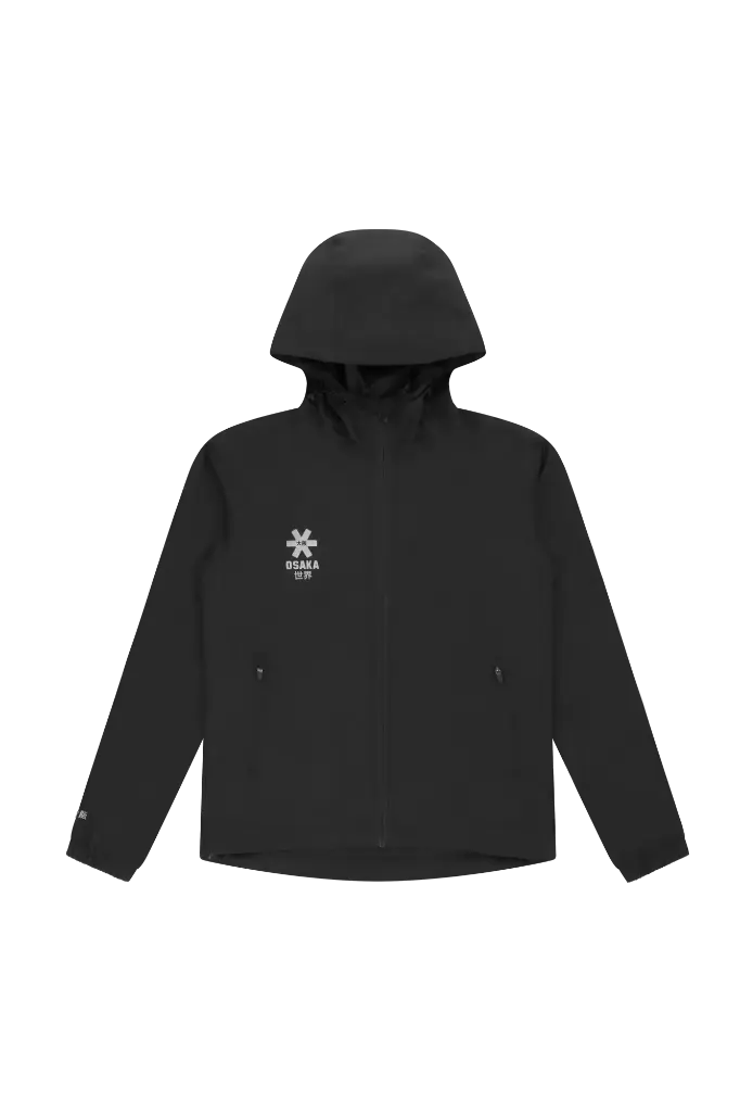 Osaka - Kids Rain Jacket Black (6-8)