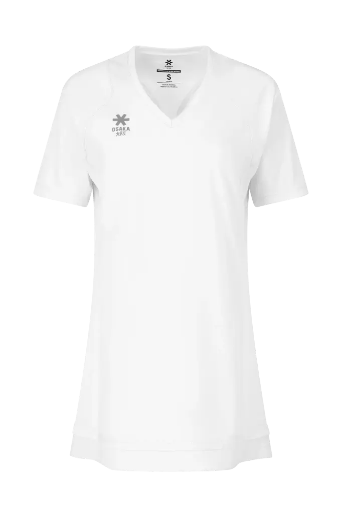 Osaka - Women V-Nech Tech Dress White