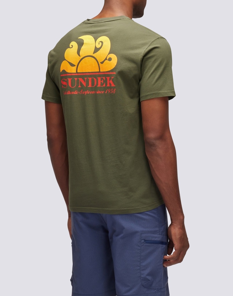 Sundek - T-Shirt New Herbert Dark Green (S)
