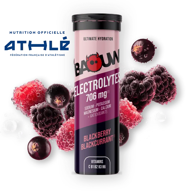 BAOUW - Pastilles Electrolytes Mûre - Cassis