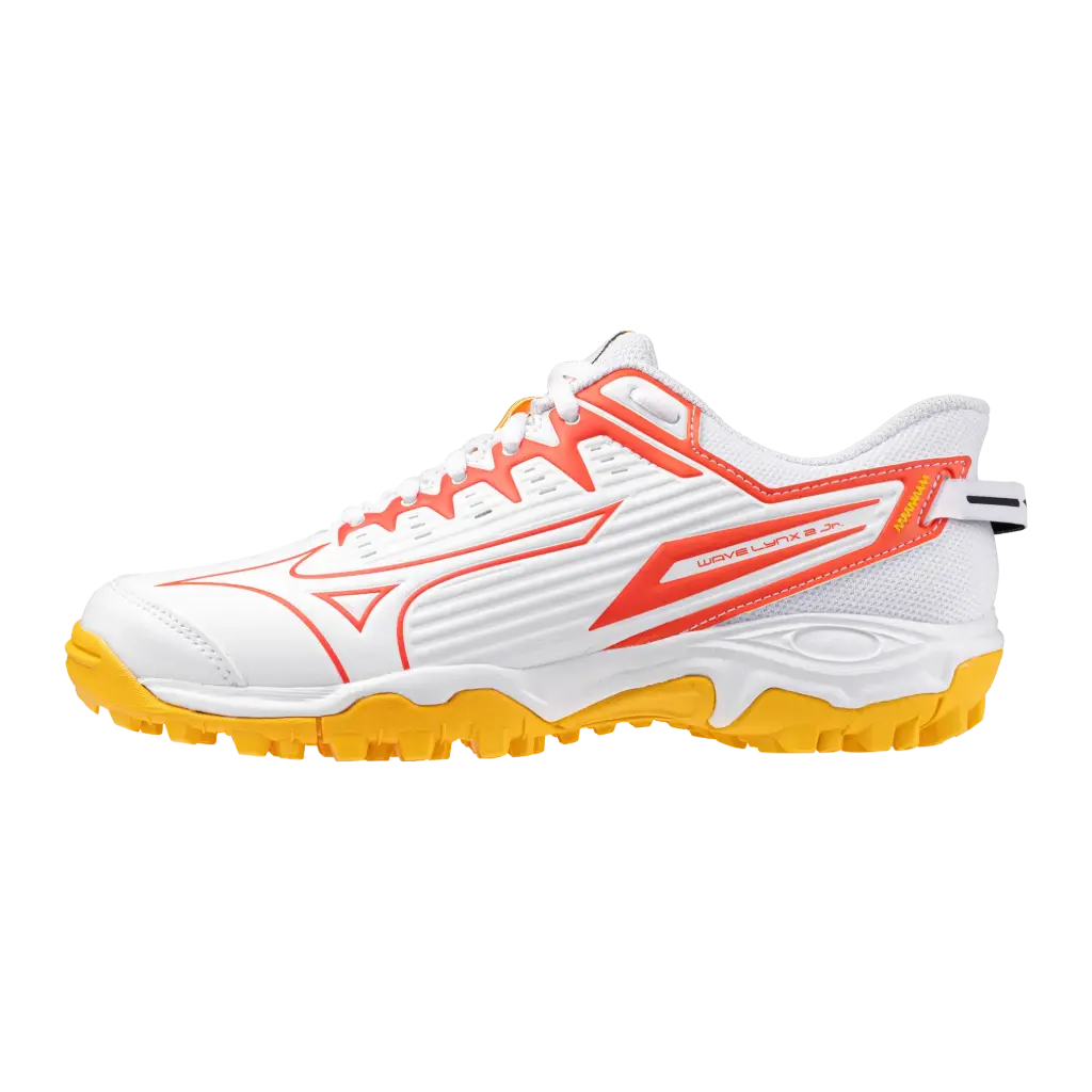 Mizuno - LYNX 2 Jr. White/Fiery Coral