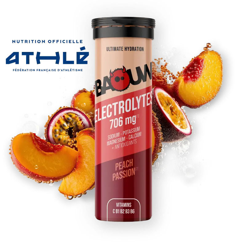 Baouw - Pastilles Electrolytes Peche Passion