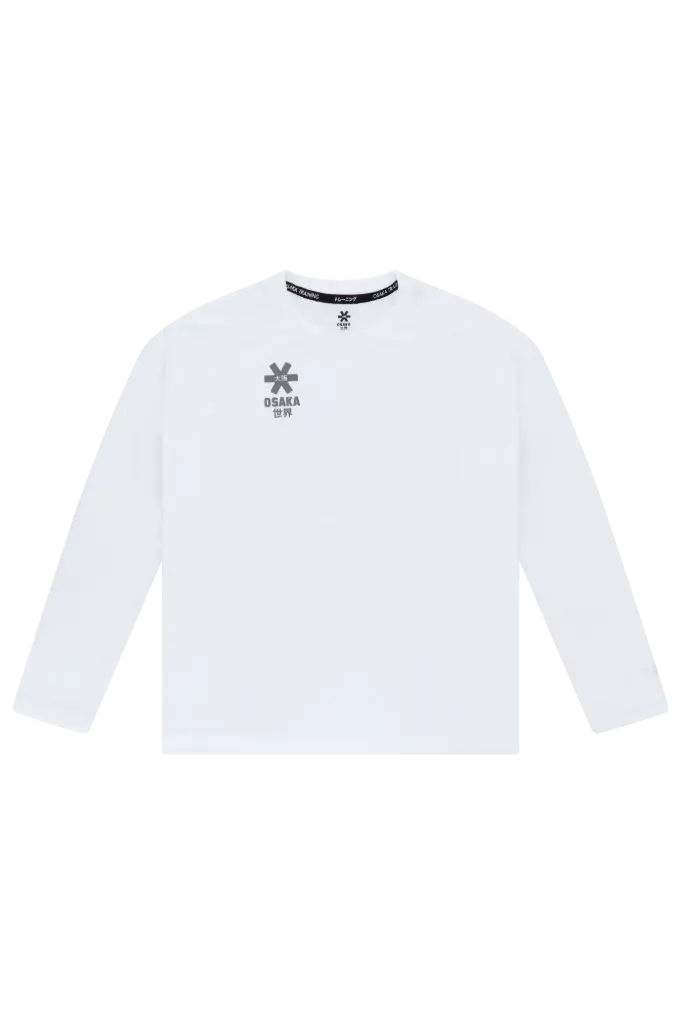 Osaka - Kids Training Tee White Long Sleeves (6-8)