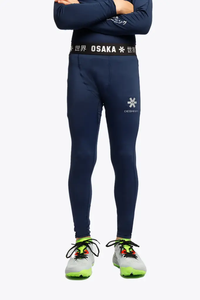Osaka - Kids Baselayer Tights Navy (6-8)