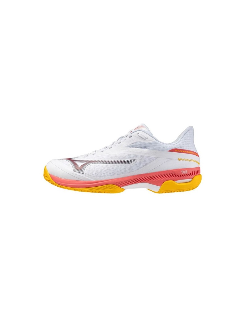Mizuno - WAVE EXCEED COURT White/Calypso Coral