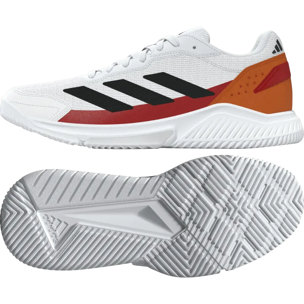 Adidas - COURTQUICK PADEL M White / Lucid Orange (41 1/3)