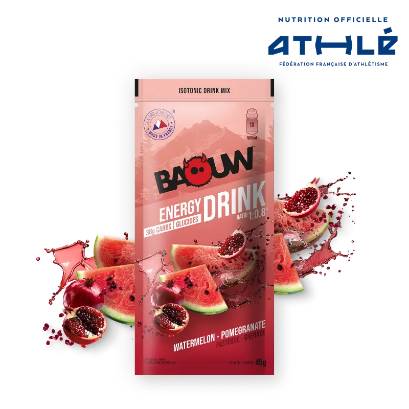 BAOUW - Energy Drink Pastèque Grenade 45g 
