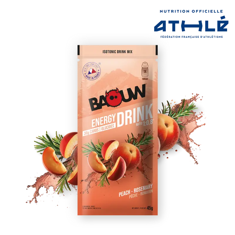 BAOUW - Energy Drink Pêche Romarin 45g