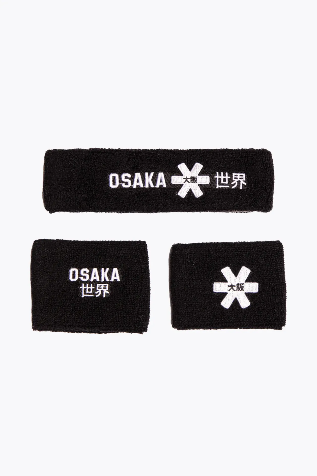 Osaka - Sweatband Set 2.0 (Noir)
