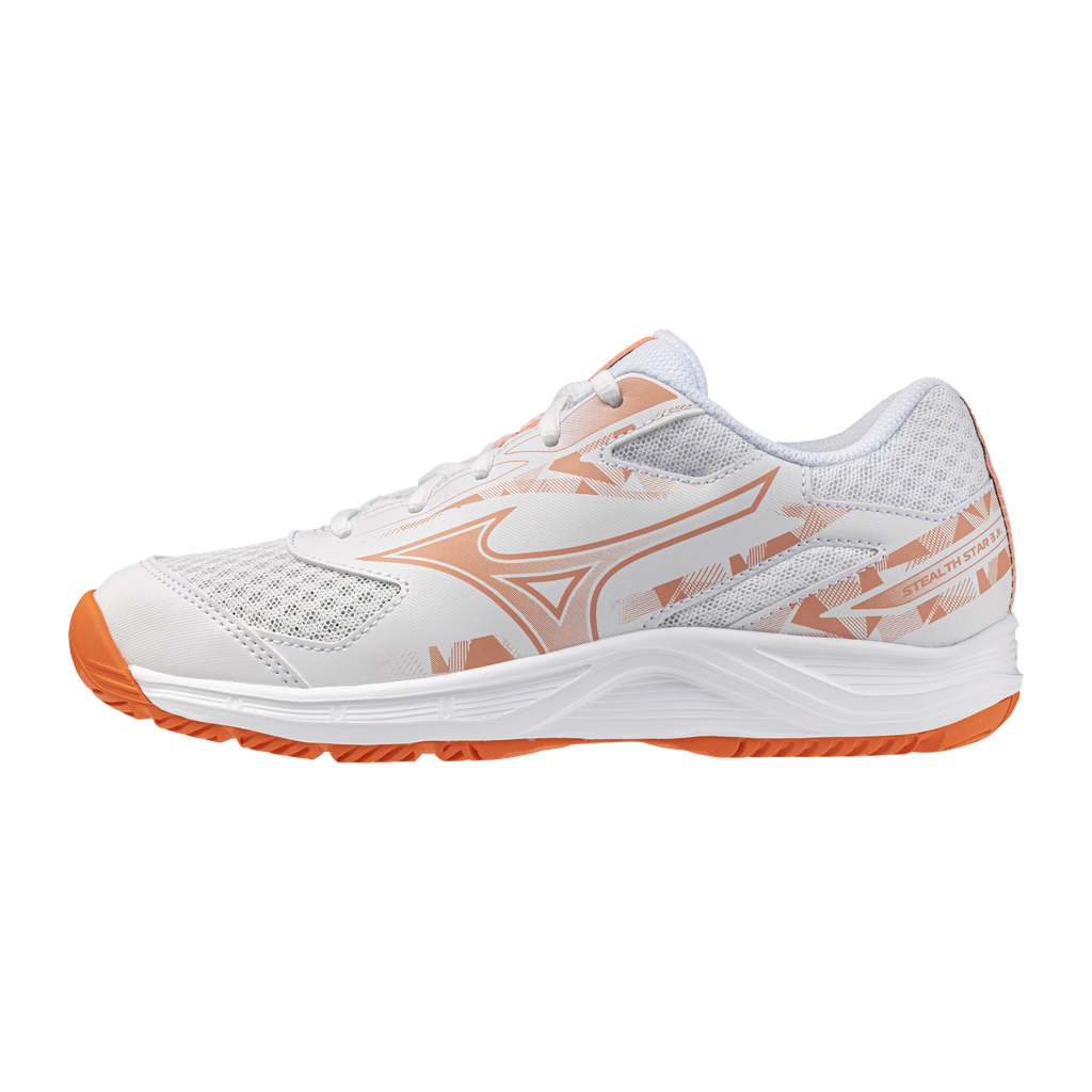 Mizuno -  STEALTH STAR 3 Jr. White/Desert Flower (34)
