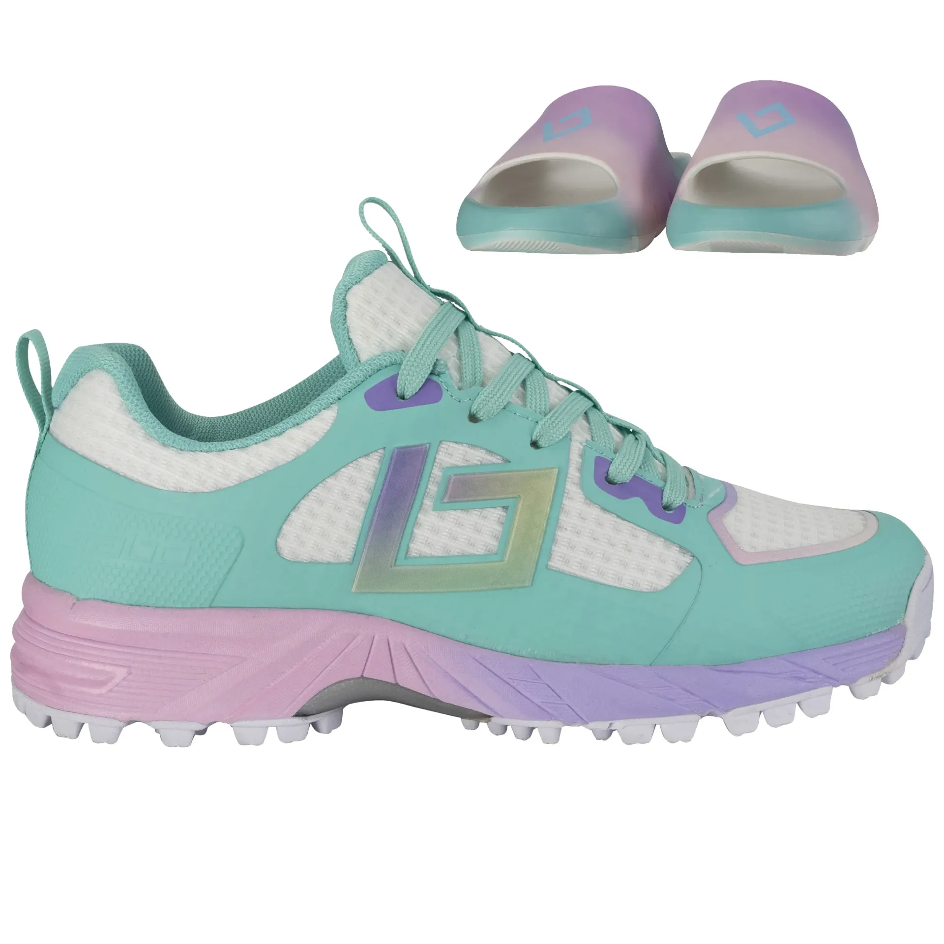 Brabo - Shoe Tribute Aqua/Tie Dye + Slides (33)
