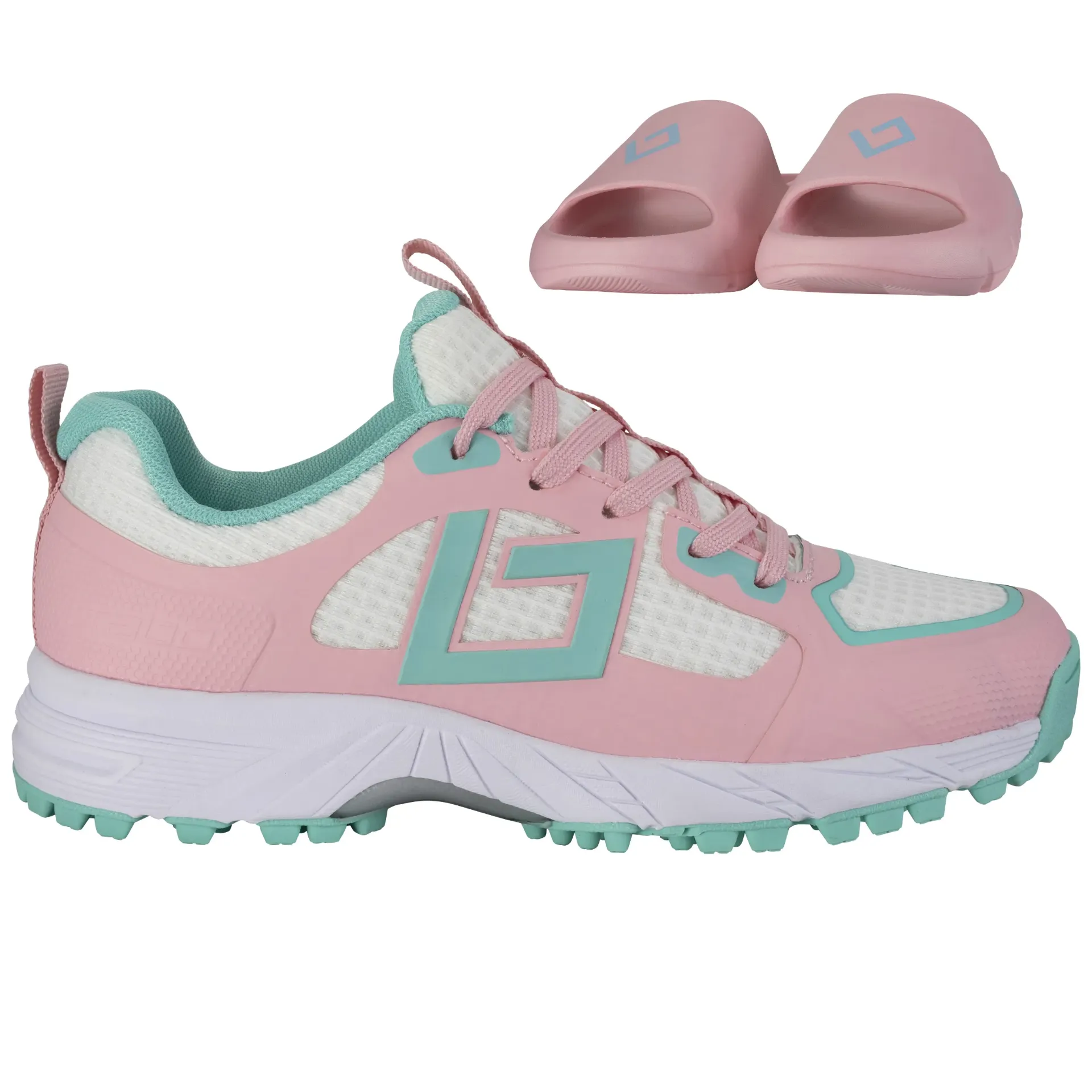Brabo - Shoe Tribute L. Pink/Aqua + Slides (33)