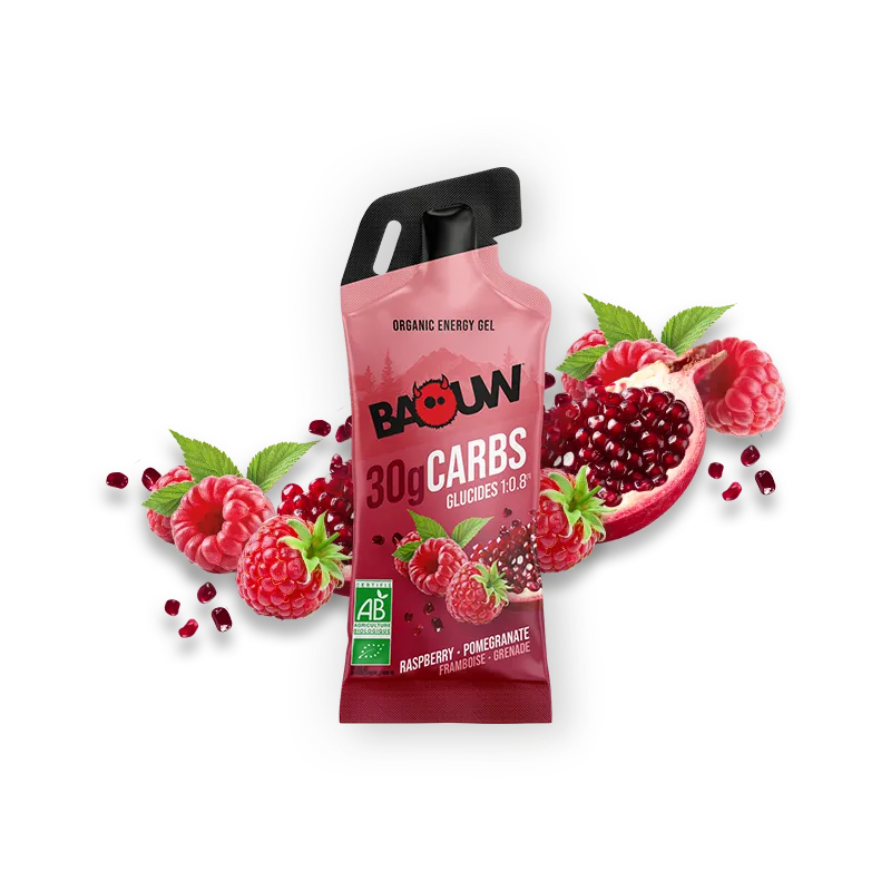 BAOUW - Gels Stick BIO Framboise Grenade 44g