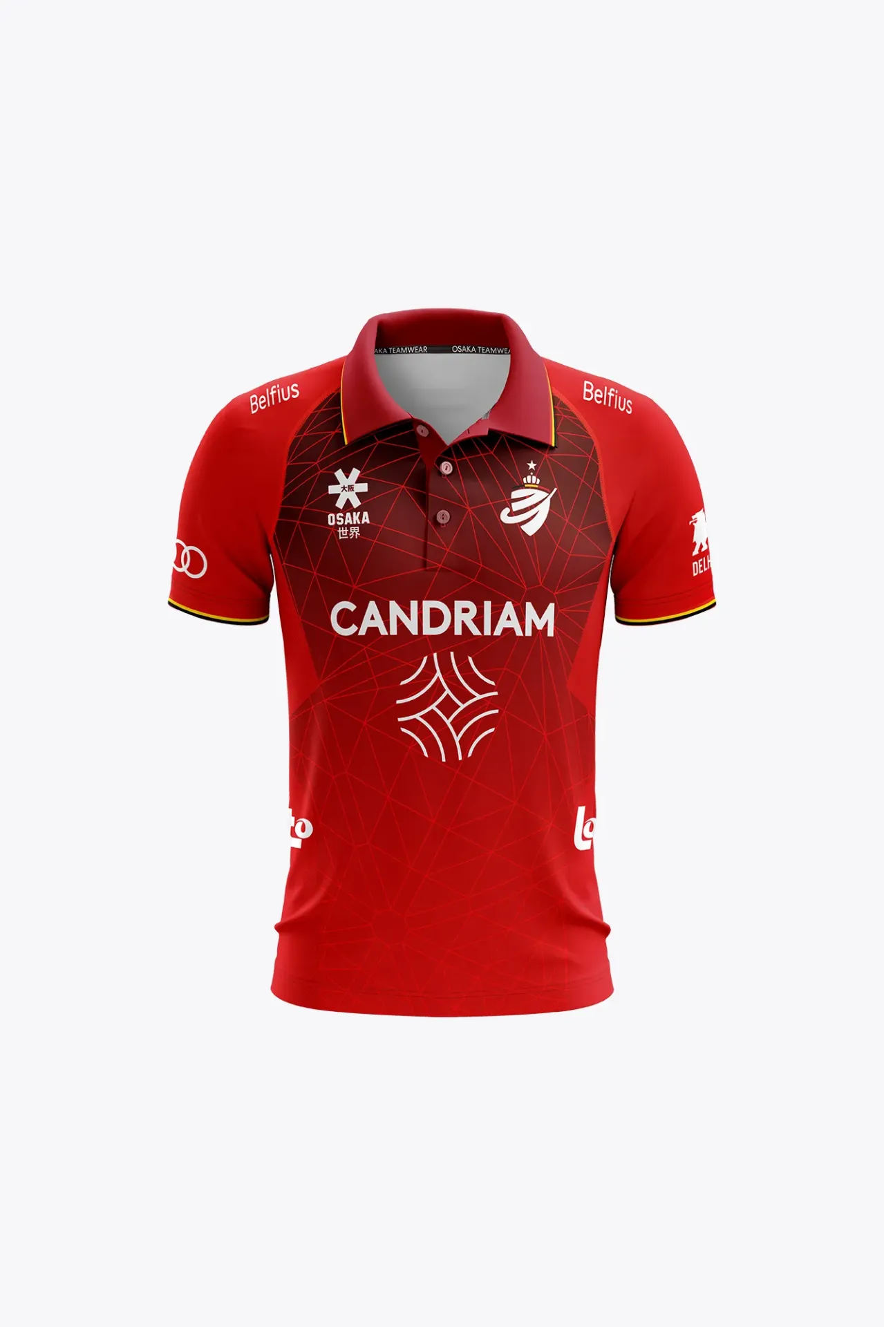 Osaka - WC KBHB Kids Polo Jersey - Red