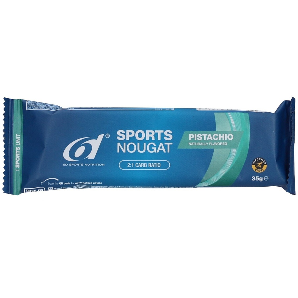 6d - Sports Nougat - Pistachio 35g
