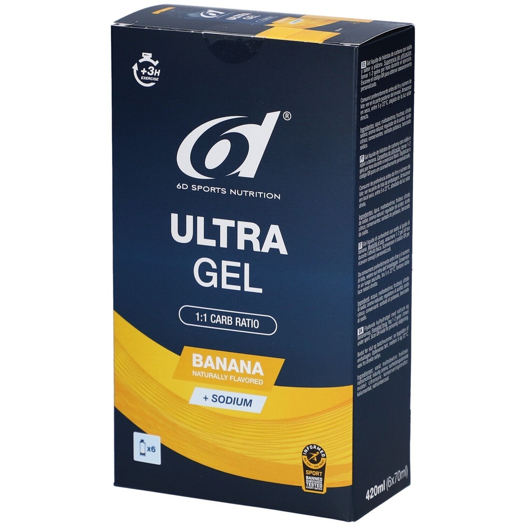 6d - Ultra Gel Banane 6x70ml