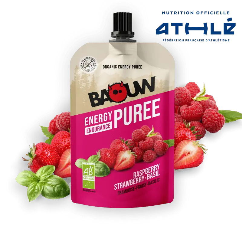 BAOUW - Purée Framboise-Fraise-Basilic