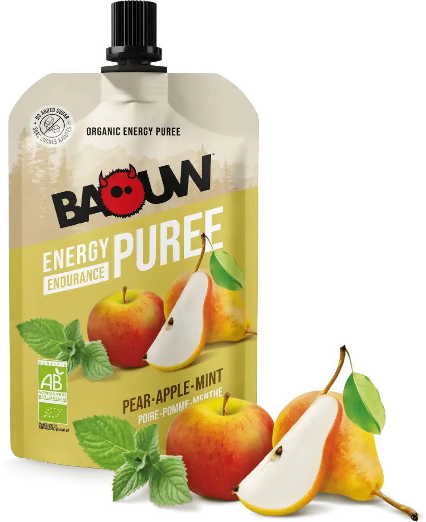 Baouw - Purée Poire-Pomme-Menthe 