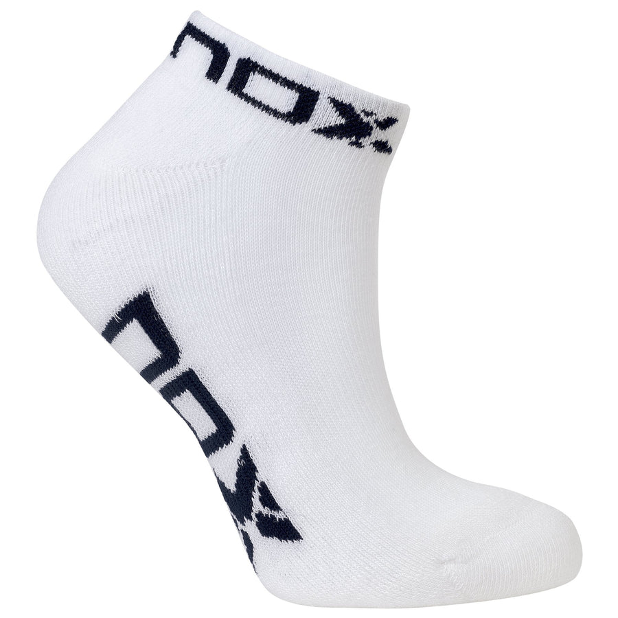 Nox - WOMEN SOCKS WHITE WITH BLUE LOGO
