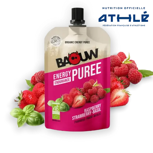 [P-PU-UN-FRA] Baouw - Purée Framboise-Fraise-Basilic