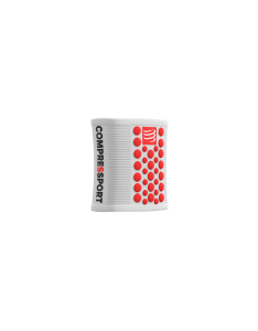 [WSTV2-00RD-TU] Sweatbands 3D.Dots - White/Red - One Size