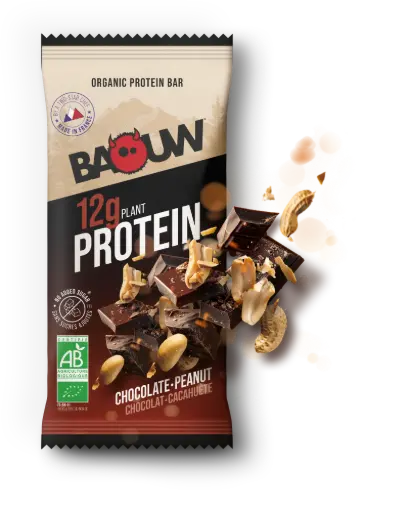 Baouw Protéine Chocolat-Cacahuètes 50g 