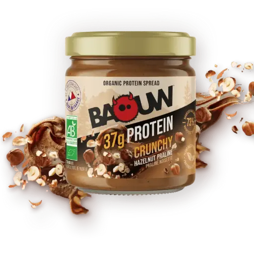 BAOUW - Pâte à tartiner BIO - Crunchy Praliné - Noisette