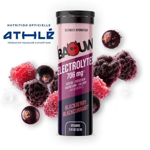 BAOUW - Pastilles Electrolytes Mûre - Cassis